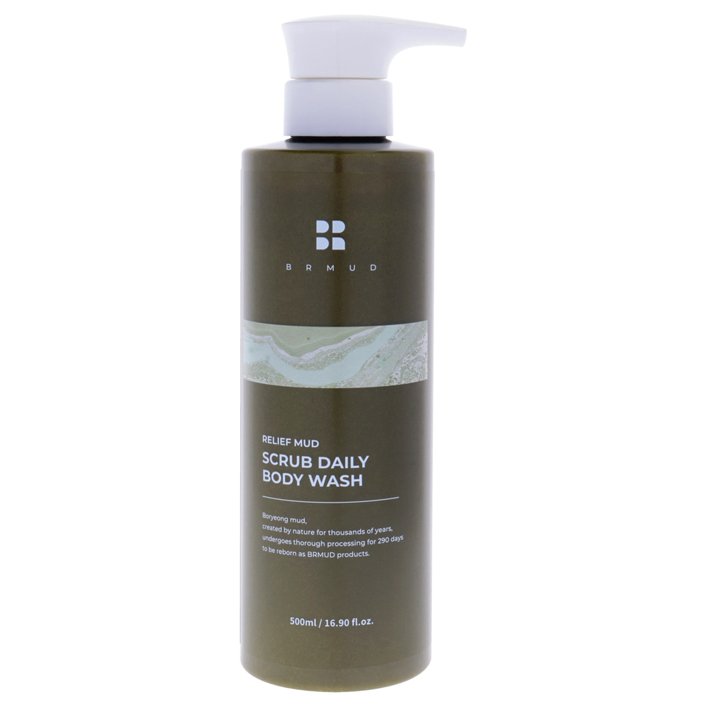Relief Mud Scrub Daily Body Wash by Brmud for Unisex - 16.9 oz Body Wash